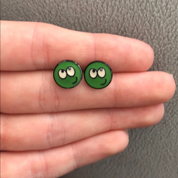 Emoticon earring set - Picture 2 of 4